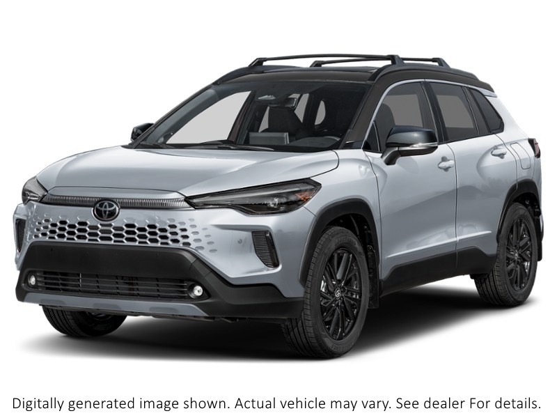 2026 Toyota Corolla Cross Hybrid Hybrid XSE AWD Sonic Silver Metallic w/Black Roof  Shot 4