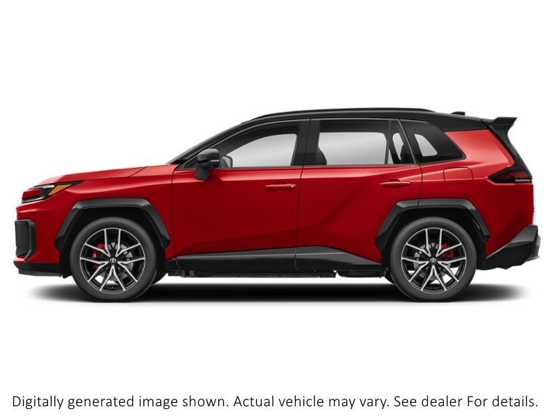 2026 Toyota Rav4 Plug-In Hybrid Gr Sport AWD Supersonic Red w/Black Roof  Shot 2