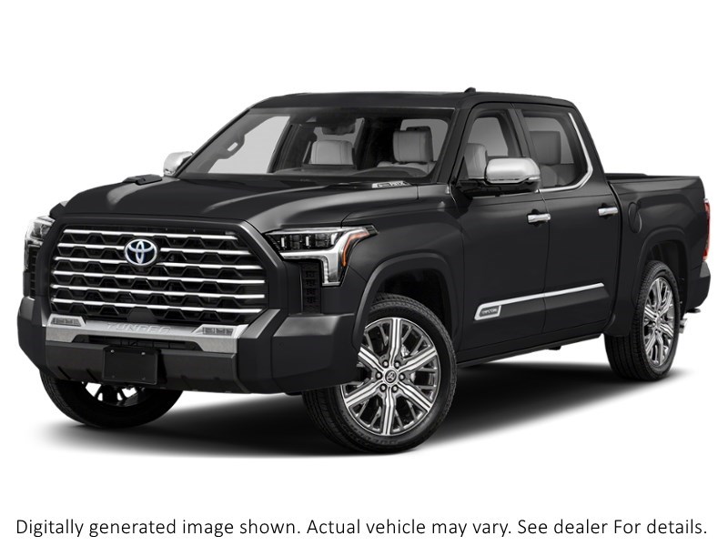2026 Toyota Tundra Hybrid 4X4 Crewmax Capstone Hybrid Midnight Black Metallic  Shot 1