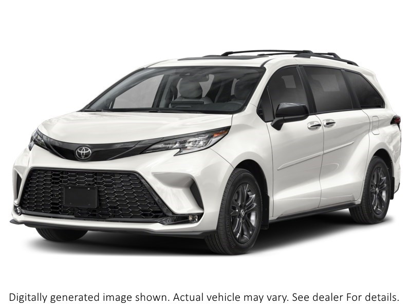 2026 Toyota Sienna XSE 7-Passenger AWD White  Shot 1