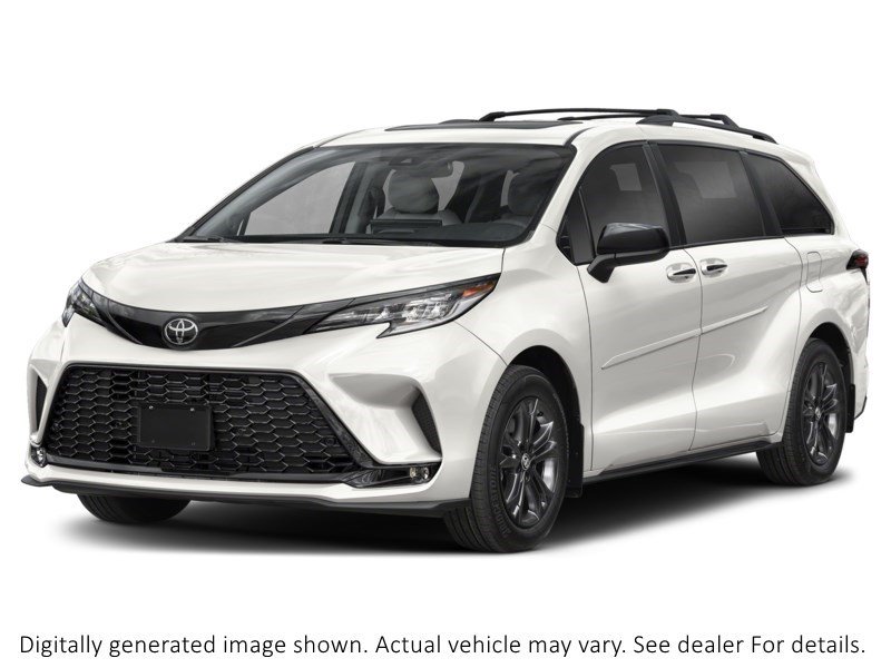 2026 Toyota Sienna XSE 7-Passenger AWD White  Shot 4